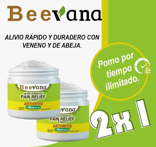 Beevana™| Pomada 100% Natural para el Cuidado Muscular | COMPRE 1 RECIBA 2 !