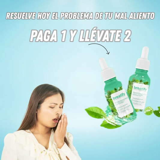 Breatify™ – Dile Adiós al Mal Aliento  | PAGA 1 Y LLEVA 2! |